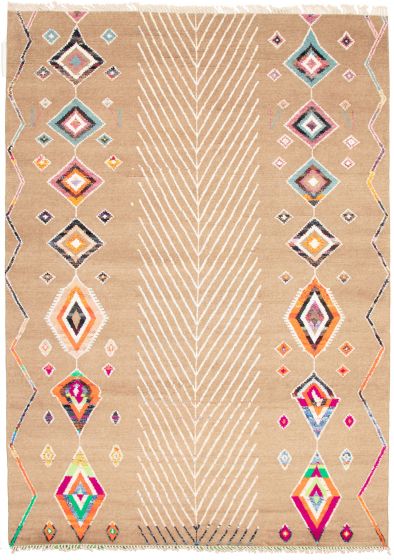 Pakistani Pak Finest Marrakesh 8'10" x 12'6" Hand-knotted Wool Rug 