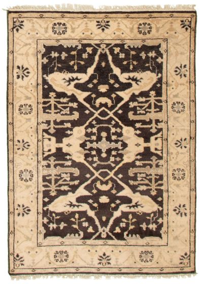 Tapis oushak royal 4'3" x 5'10" en laine