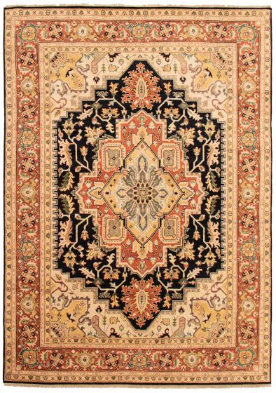 Indian Serapi Heritage 9'8" x 13'10" Hand-knotted Wool Rug 