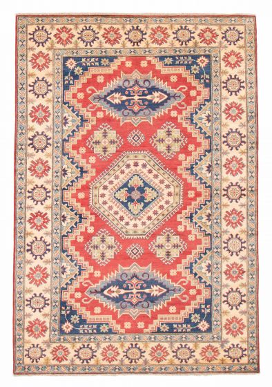 Afghan Finest Ghazni 6'7" x 9'8" Hand-knotted Wool Rug 