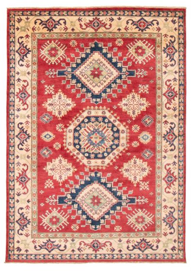Afghan Finest Ghazni 6'7" x 9'5" Hand-knotted Wool Rug 