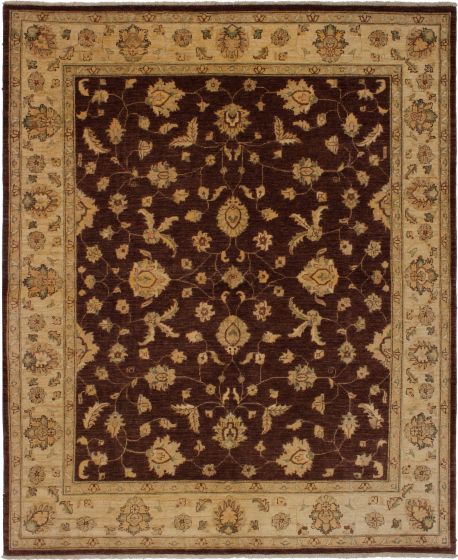 Afghan Chobi Finest 6'6" x 8'0" Hand-knotted Wool Rug 