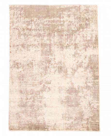 Indian Galleria 5'8" x 7'8" Hand Loomed Viscose & Wool Rug 