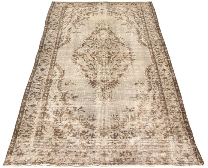 Turkish Color Transition 4'9" x 10'0" Hand-knotted Wool Rug 