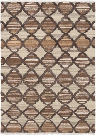 Turkish Izmir FW 5'7" x 7'9" Flat-Weave Wool Kilim 