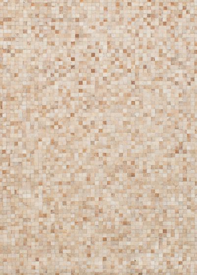 Argentina Cowhide Patchwork 5'4" x 7'6" Handmade Leather Rug 