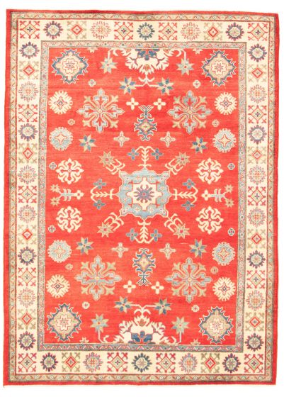 Afghan Finest Ghazni 5'7" x 8'0" Hand-knotted Wool Rug 