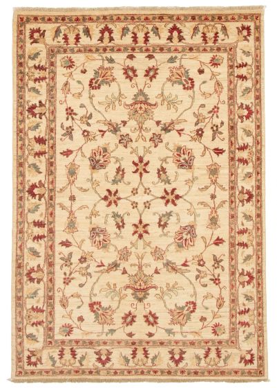 Afghan Chobi Finest 5'9" x 8'5" Hand-knotted Wool Rug 