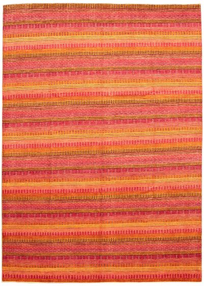 Pakistani Finest Peshawar Ziegler 9'1" x 12'9" Hand-knotted Wool Rug 