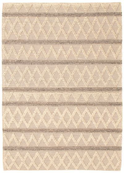 Tapis sienna 5'3" x 7'7" en laine torsadée
