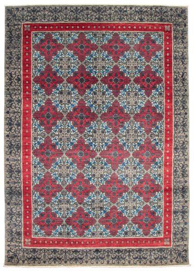 Pakistani Lahore Finest Collection 9'0" x 12'8" Hand-knotted Wool Rug 