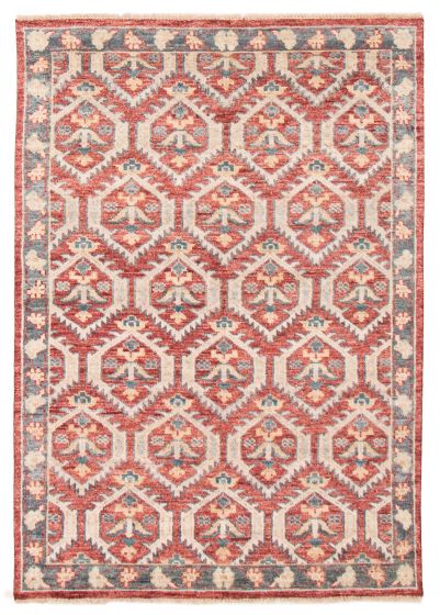 Indian Jules Serapi 6'0" x 9'0" Hand-knotted Wool Rug 