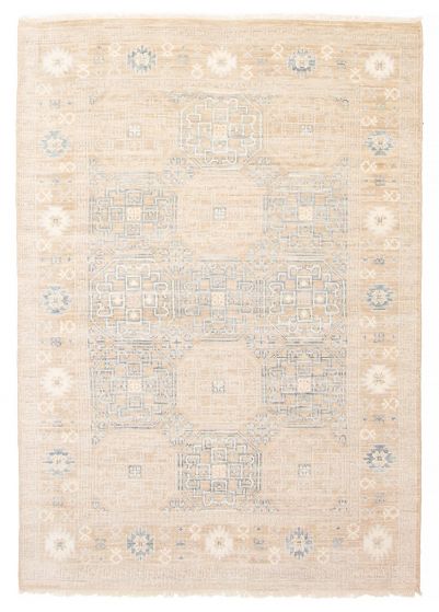 Indian Mamluk 5'0" x 7'0" Hand-knotted Wool Rug 