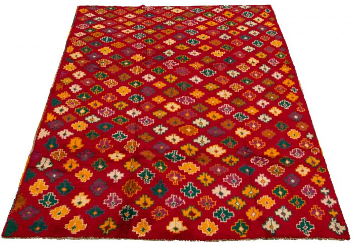 Afghan Akhjah 5'9" x 9'3" Hand-knotted Wool Rug 