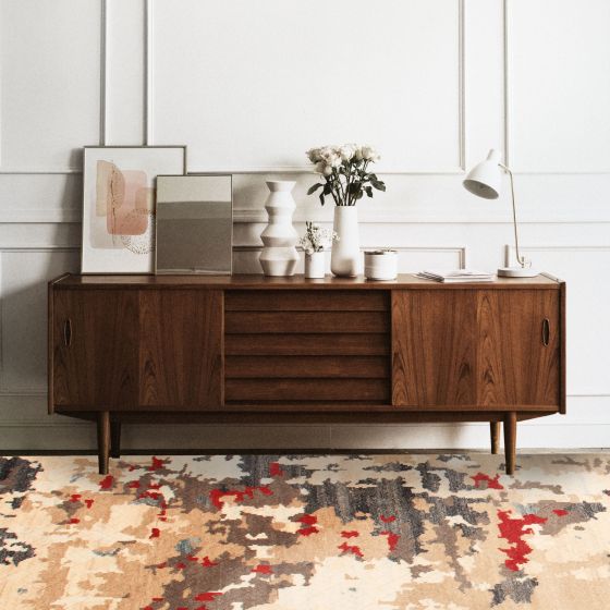 Tapis loreto 5'7" x 7'6" en laine
