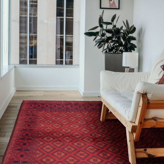Afghan Finest Khal Mohammadi 4'10" x 6'6" Hand-knotted Wool Rug 