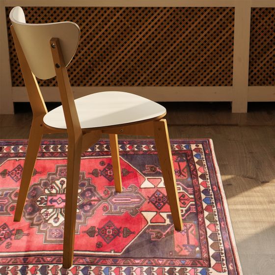 Persian Style 3'7" x 6'2" Hand-knotted Wool Rug 