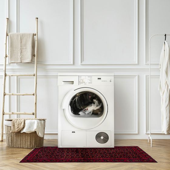 Tapis teimani 3'2" x 6'8" en laine