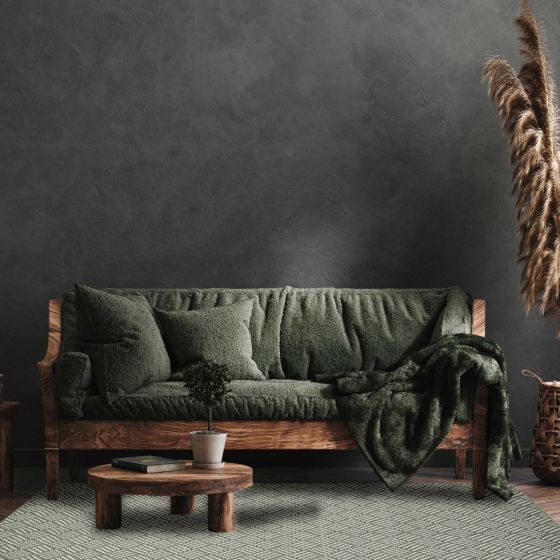 Indian Nevada 4'9" x 7'9" Flat-Weave Wool Kilim 