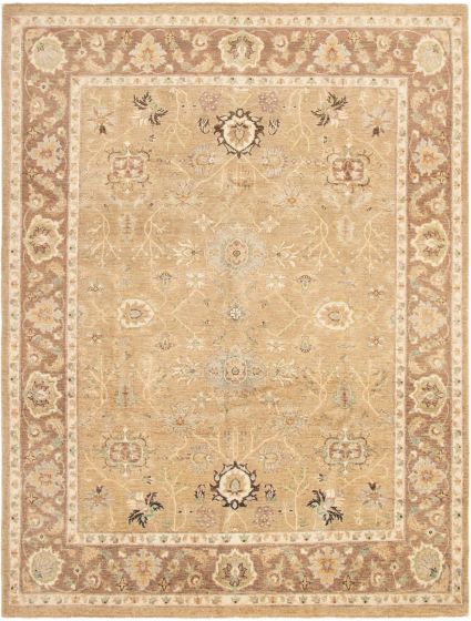 Indian Chobi Twisted 7'9" x 10'1" Hand-knotted Wool Rug 