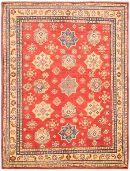 Afghan Finest Ghazni 7'6" x 9'10" Hand-knotted Wool Rug 