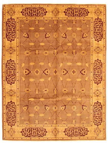 Afghan Chobi Finest 9'1" x 12'1" Hand-knotted Wool Rug 
