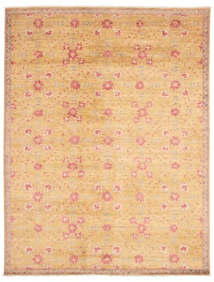 Pakistani 18 Of 20 Pak Finest Oushak 8'0" x 9'7" Hand-knotted Wool Rug 