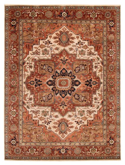 Indian Jules Sultane 8'11" x 11'9" Hand-knotted Wool Rug 