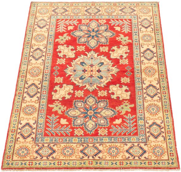 Afghan Finest Ghazni 4'9" x 6'6" Hand-knotted Wool Rug 