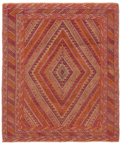 Afghan Tajik Caucasian 5'0" x 5'11" Hand-knotted Wool Rug 