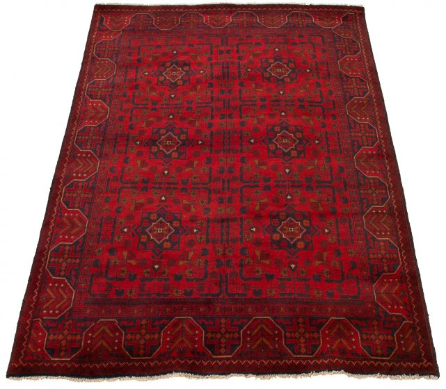 Afghan Finest Khal Mohammadi 5'1" x 6'2" Hand-knotted Wool Rug 