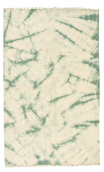 Turkish Color Transition 4'10" x 7'11" Flat-Weave Wool Kilim 