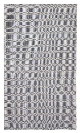 Indian Nevada 5'0" x 7'11" Flat-Weave Wool Kilim 