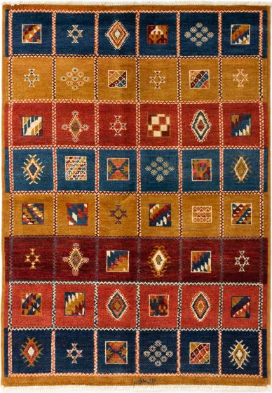 Indian Shalimar 6'4" x 8'9" Hand-knotted Wool Rug 