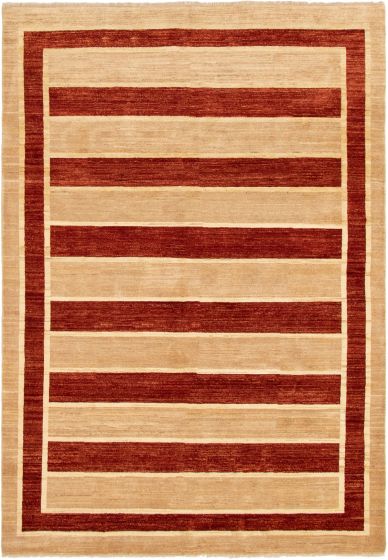 Afghan Finest Ziegler Chobi 6'1" x 8'9" Hand-knotted Wool Rug 