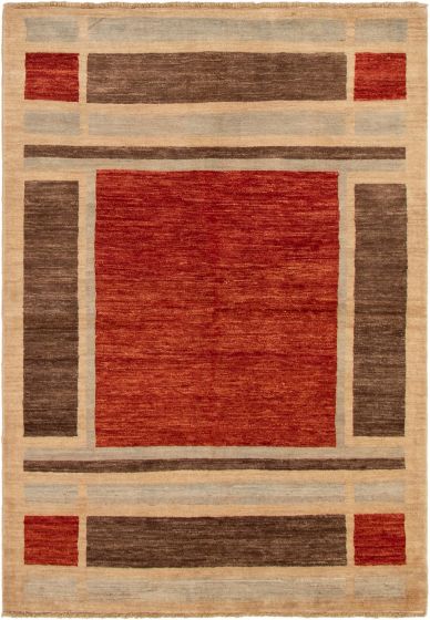 Afghan Finest Ziegler Chobi 4'9" x 6'9" Hand-knotted Wool Rug 