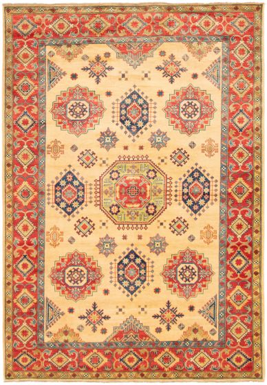 Afghan Finest Ghazni 6'7" x 9'6" Hand-knotted Wool Rug 