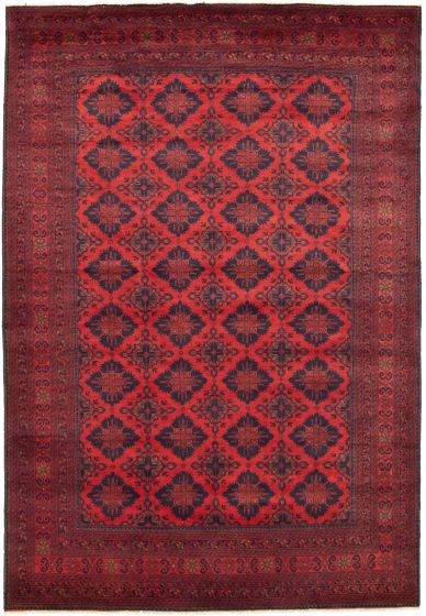 Afghan Finest Khal Mohammadi 6'8" x 9'8" Hand-knotted Wool Rug 