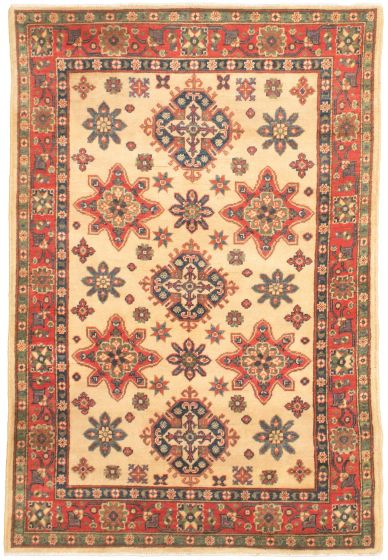 Afghan Finest Ghazni 3'10" x 6'0" Hand-knotted Wool Rug 