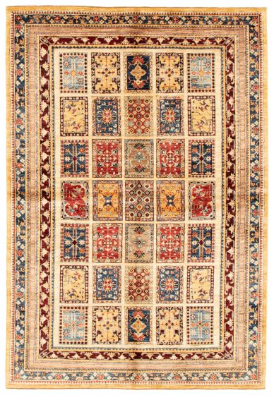 Afghan Chobi Finest 5'5" x 7'11" Hand-knotted Wool Rug 
