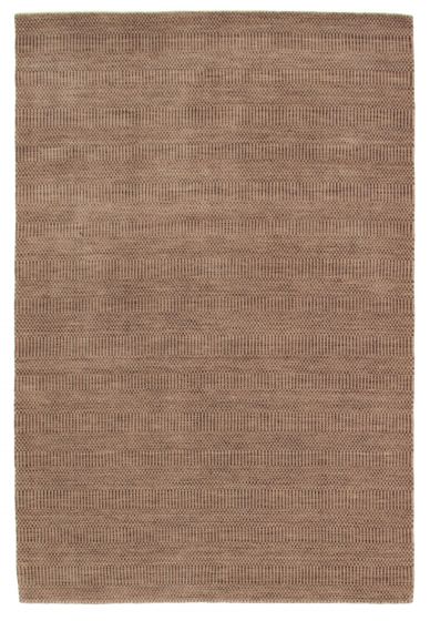 Indian Silk Shadow 5'3" x 7'9" Hand Loomed Wool Rug 