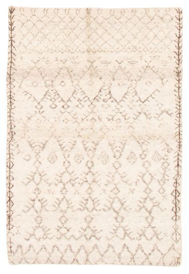 Indian Tangier 5'2" x 7'8" Hand-knotted Wool Rug 