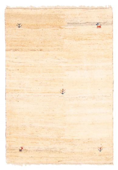 Persian Style Kashkuli Gabbeh 3'2" x 4'8" Hand-knotted Wool Rug 