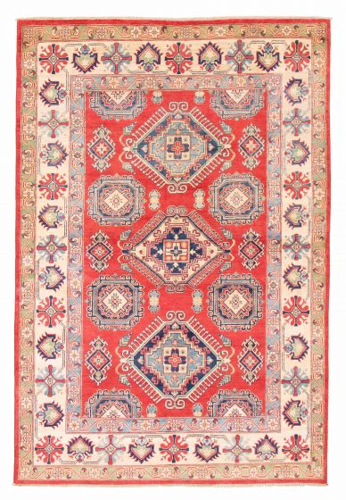 Afghan Finest Ghazni 6'7" x 9'4" Hand-knotted Wool Rug 