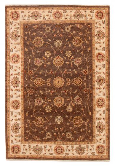 Indian Jamshidpour 5'5" x 8'2" Hand-knotted Wool Rug 