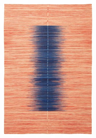 Turkish Ankara 5'3" x 7'7" Flat-Weave Wool Kilim 