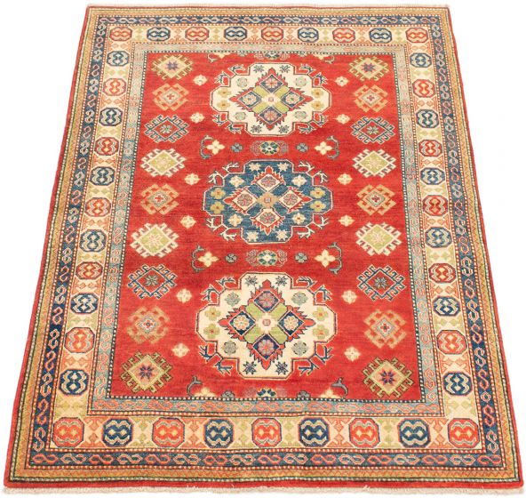 Afghan Finest Ghazni 4'10" x 6'8" Hand-knotted Wool Rug 