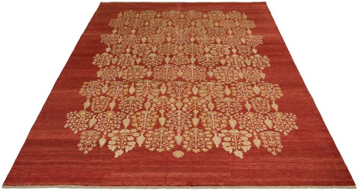 Pakistani Pako Persian 18 Of 20 8'10" x 12'0" Hand-knotted Wool Rug 