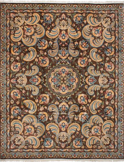 Pakistani Pako Persian 18 Of 20 8'1" x 10'5" Hand-knotted Wool Rug 