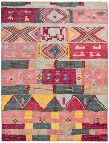 Indian Shalimar 9'6" x 12'3" Hand-knotted Wool Rug 